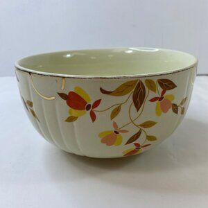 Halls Superior Jewel Tea Autumn Leaf Mixing Serving Bowl Vintage